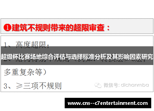 超级杯比赛场地综合评估与选择标准分析及其影响因素研究 超级杯比赛场地综合评估与选择标准分析及其影响因素研究